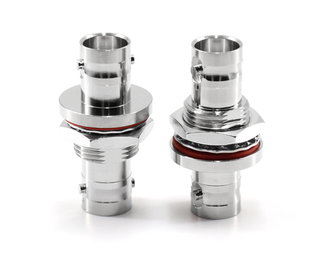 BNC母头转母头穿墙安装射频转接器